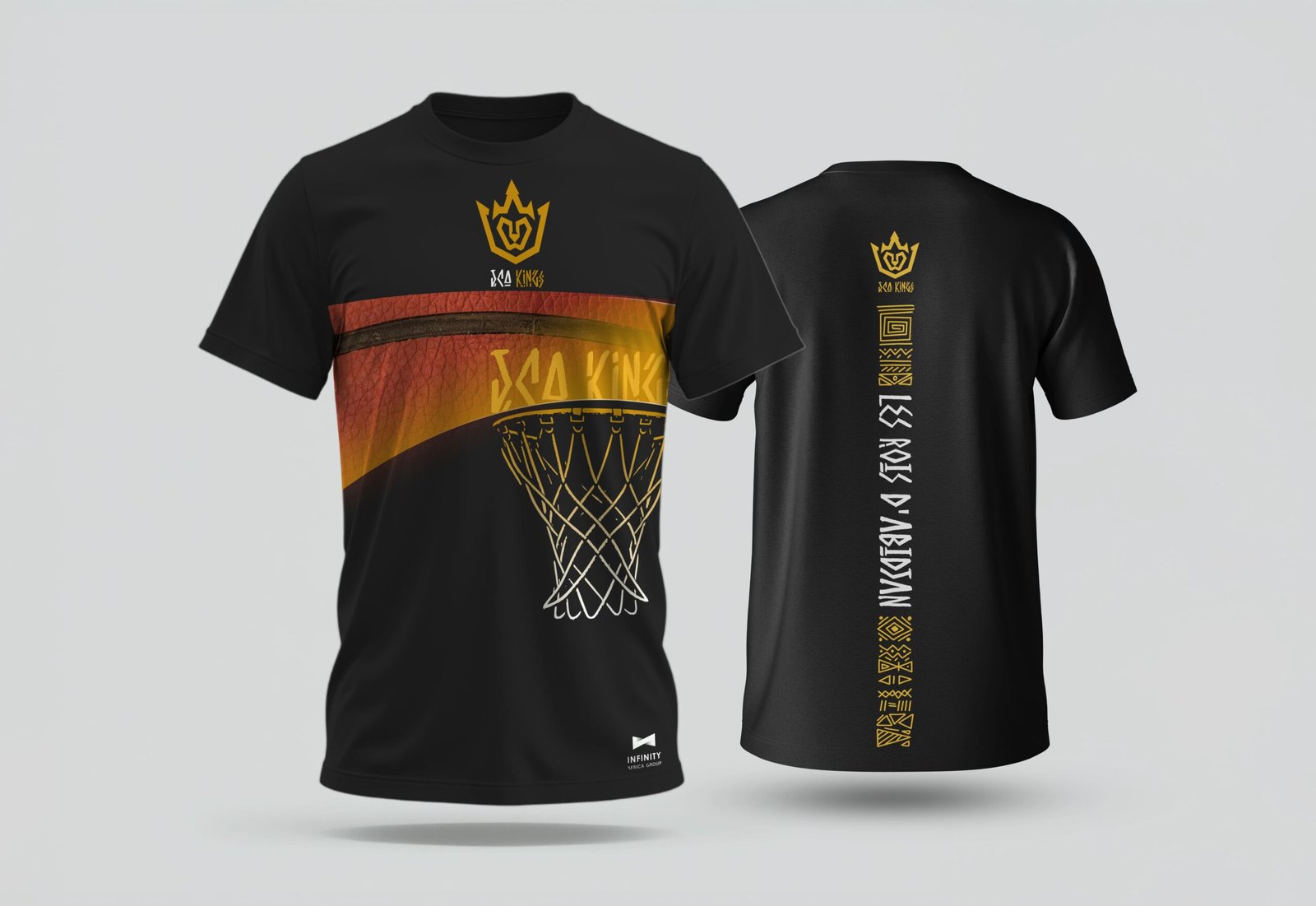 T-SHIRT NOIR JCA