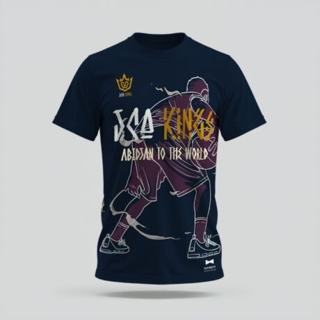 T-SHIRT BLEU JCA